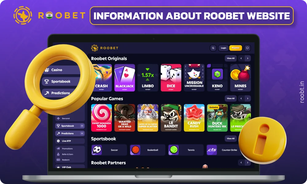 Key Information About Roobet Casino Website in India